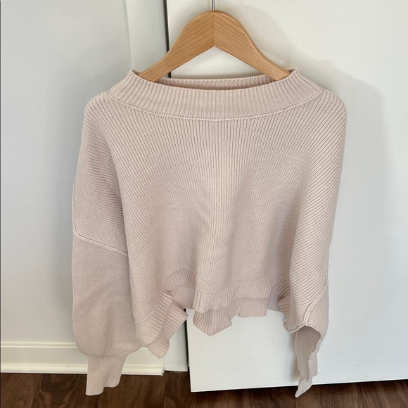 Free People Sweaters - Free People Soft Cream Crew Neck Sweater